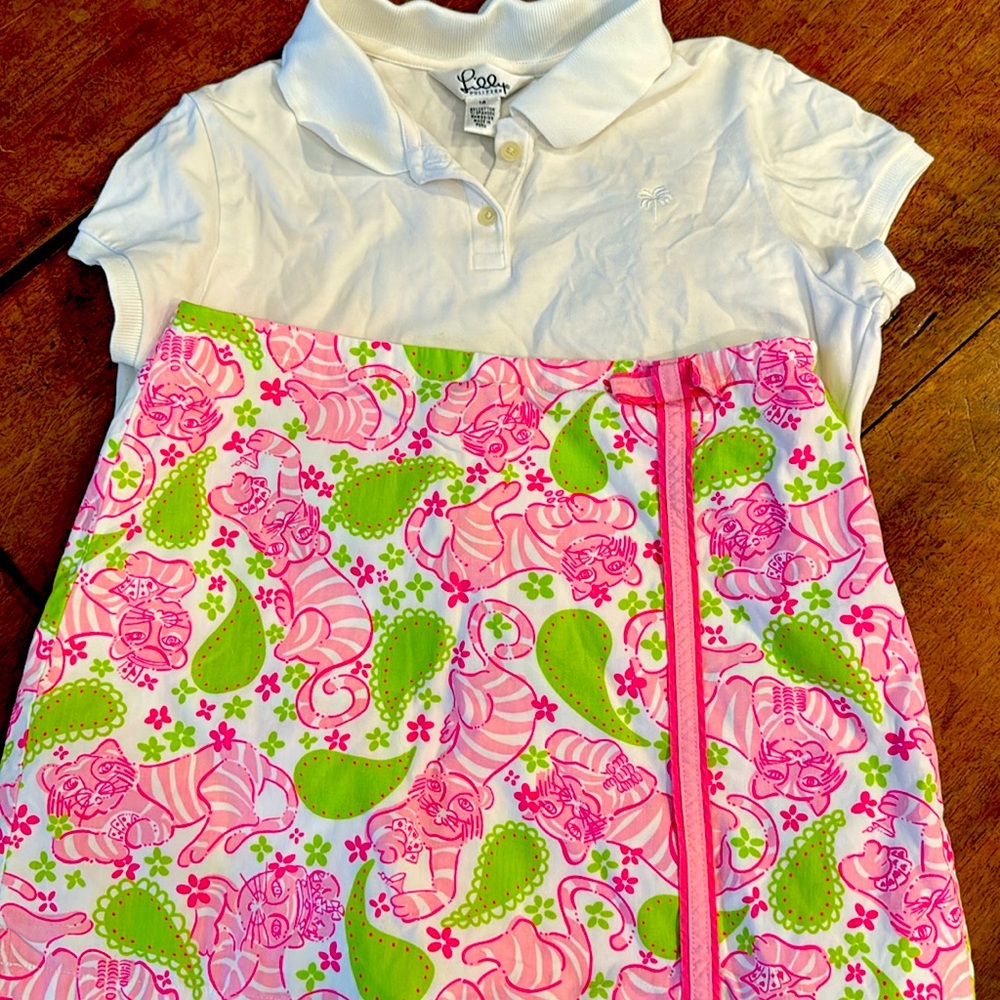 Lilly Pulitzer skort and top set